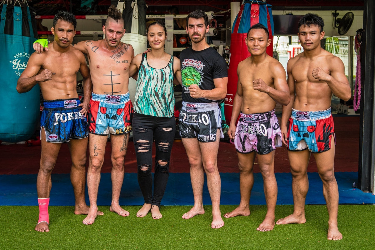 DNCE Joe Jonas and Cole Whittle meet YOKKAO Team in Bangkok!-Yokkao Thailand Store