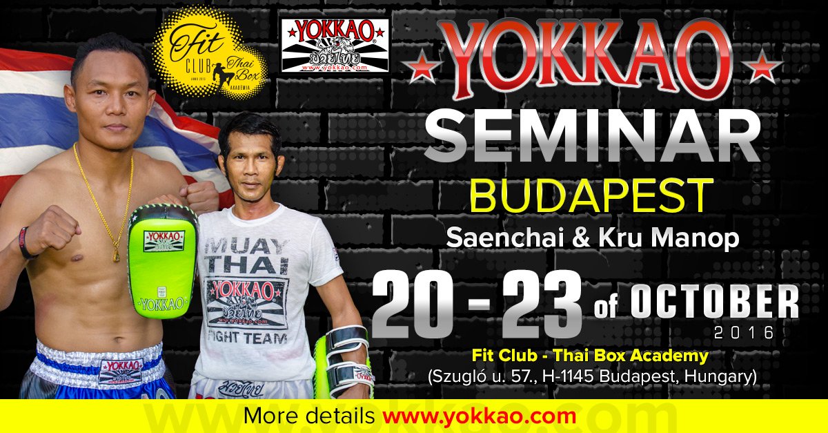 YOKKAO Hits Hungary with Saenchai and Kru Manop!-Yokkao Thailand Store