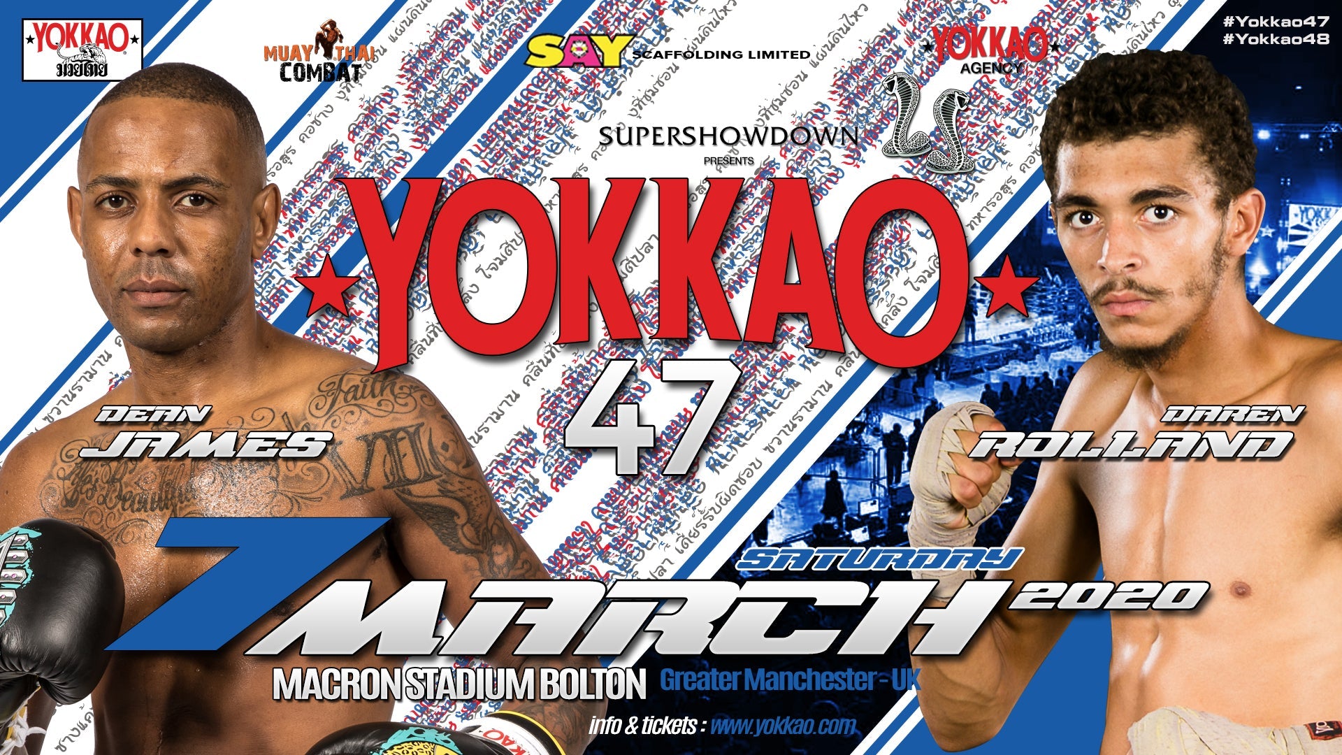 YOKKAO 47: DEAN JAMES vs DAREN ROLLAND