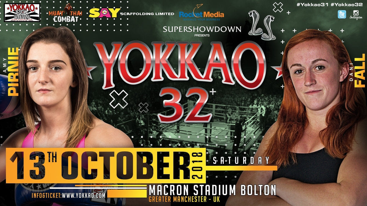 YOKKAO 32: Amy Pirnie vs Dani Fall For Number 1 Spot!-Yokkao Thailand Store
