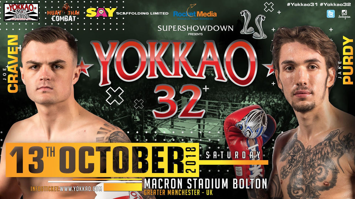 YOKKAO 32: Joe Craven vs Jake Purdy-Yokkao Thailand Store