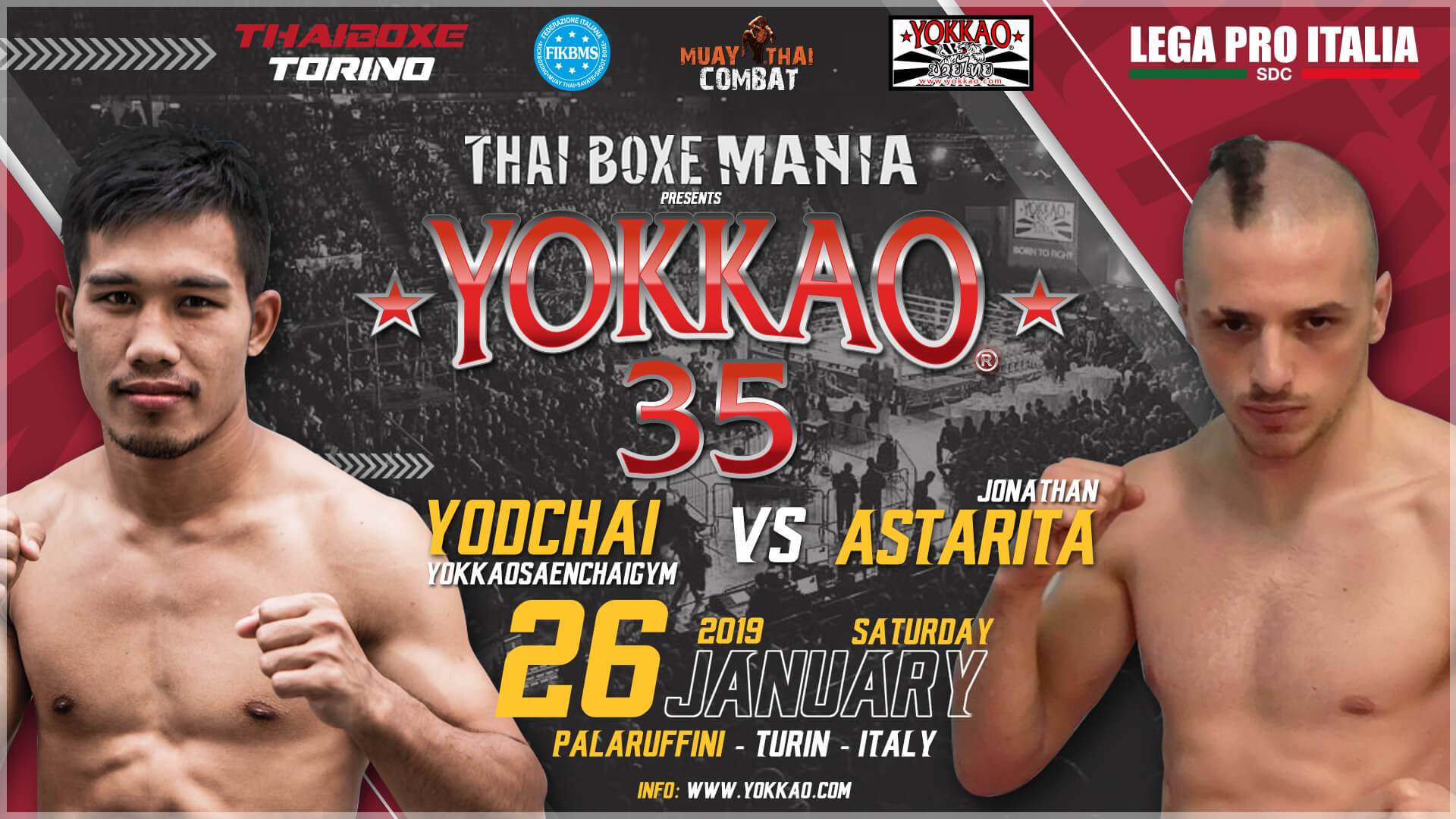 YOKKAO 35: Yodchai vs Jonathan Astarita-Yokkao Thailand Store