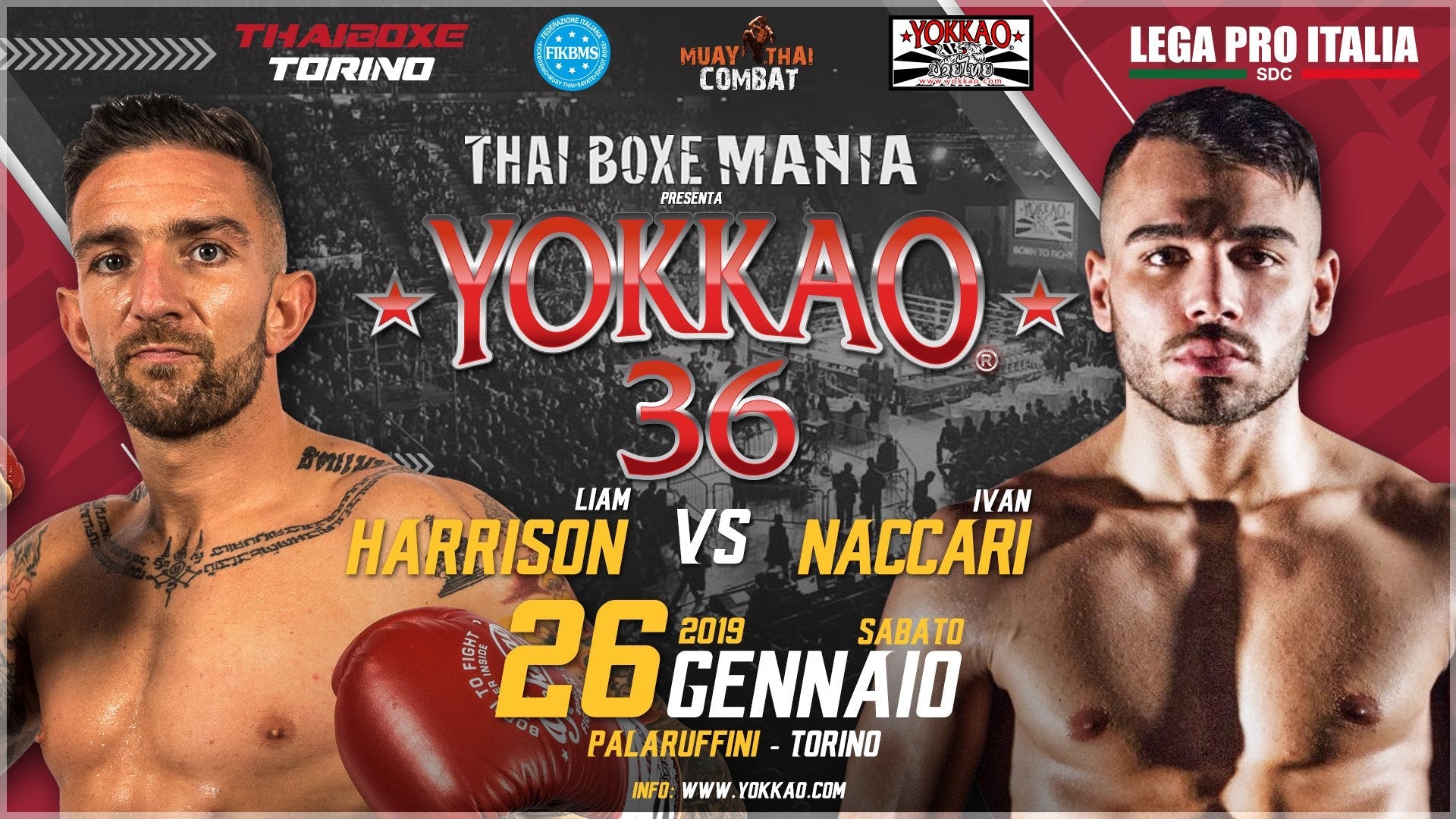 YOKKAO 36: Harrison Takes On Naccari In Anticipated Return