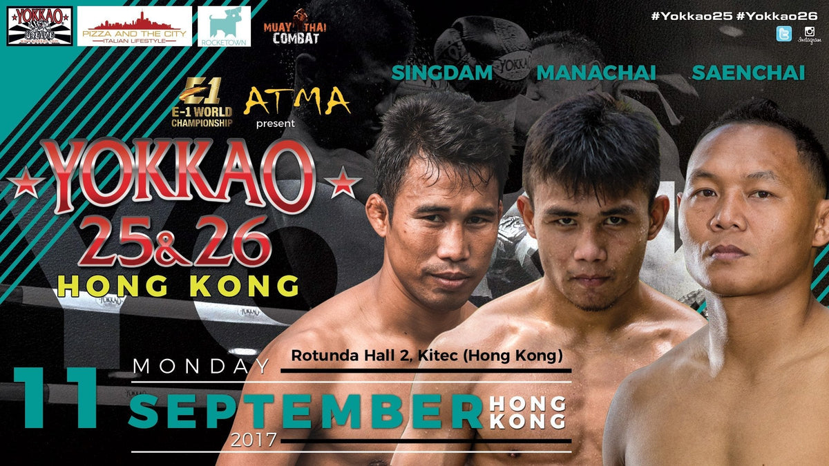 Breaking News: Saenchai, Singdam and Manachai to Headline YOKKAO 25 - 26-Yokkao Thailand Store