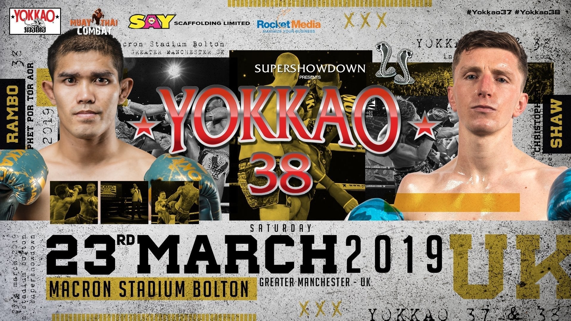 Christopher Shaw Steps In To Face Rambo For YOKKAO 38-Yokkao Thailand Store