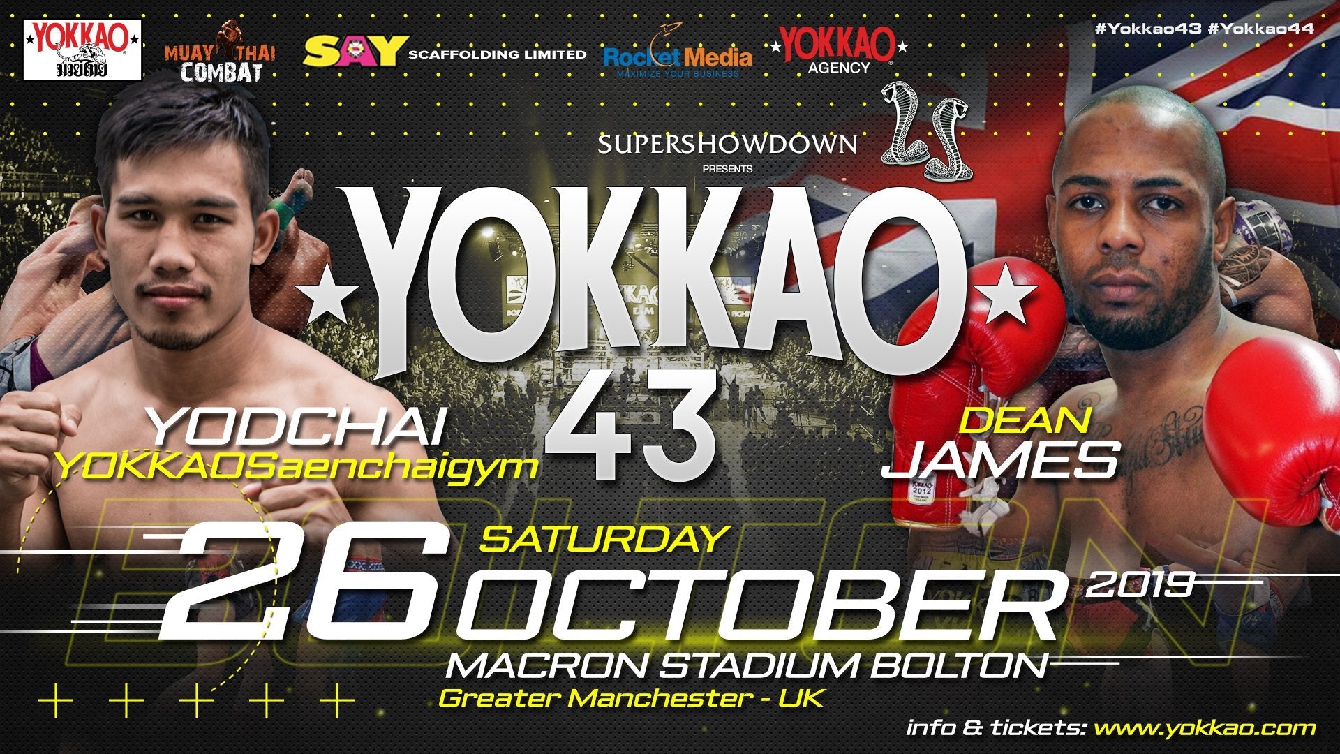 YOKKAO 43: Yodchai vs Dean James