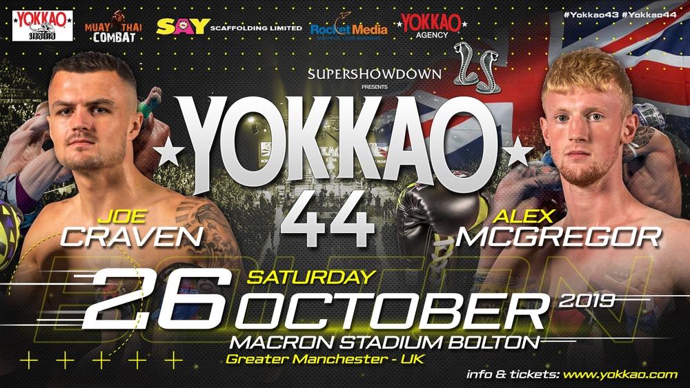 YOKKAO 44: Joe Craven vs Alex McGregor-Yokkao Thailand Store