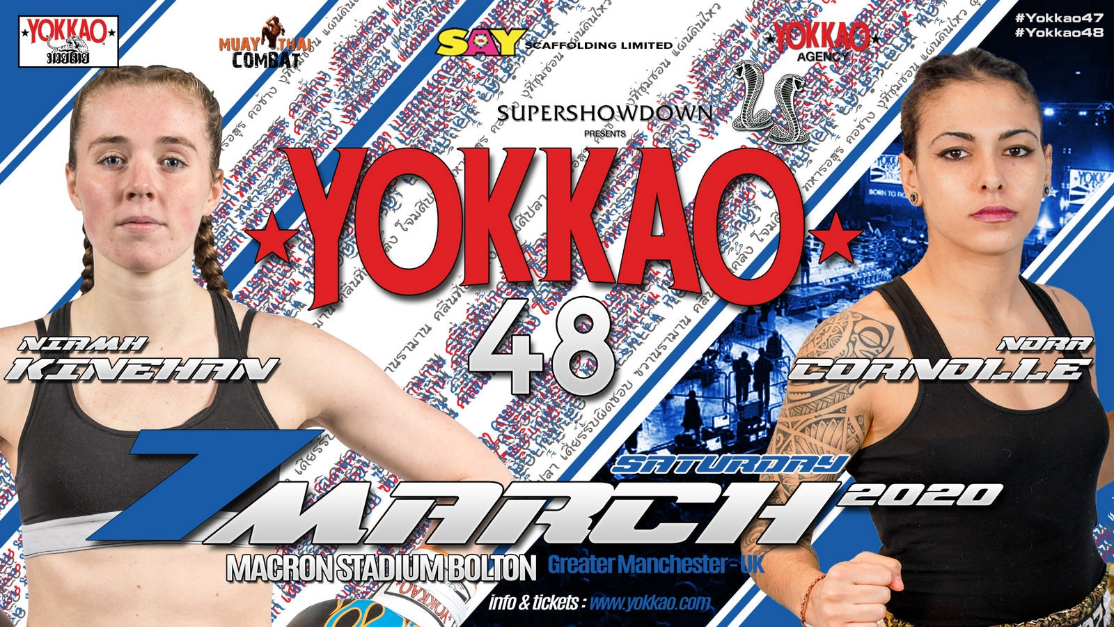 YOKKAO 48: NIAMH KINEHAN VS NORA CORNOLLE-Yokkao Thailand Store