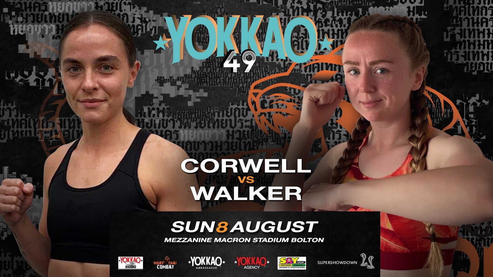 YOKKAO 49 First Female Bout Announced: Meg Corwell vs Rhona Walker-Yokkao Thailand Store
