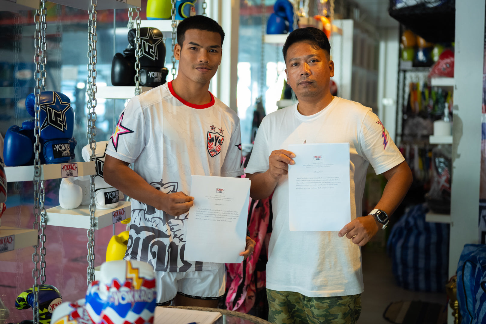 Petchpanomrung Kiatmoo9 Joins the YOKKAO Fight Team!-Yokkao Thailand Store