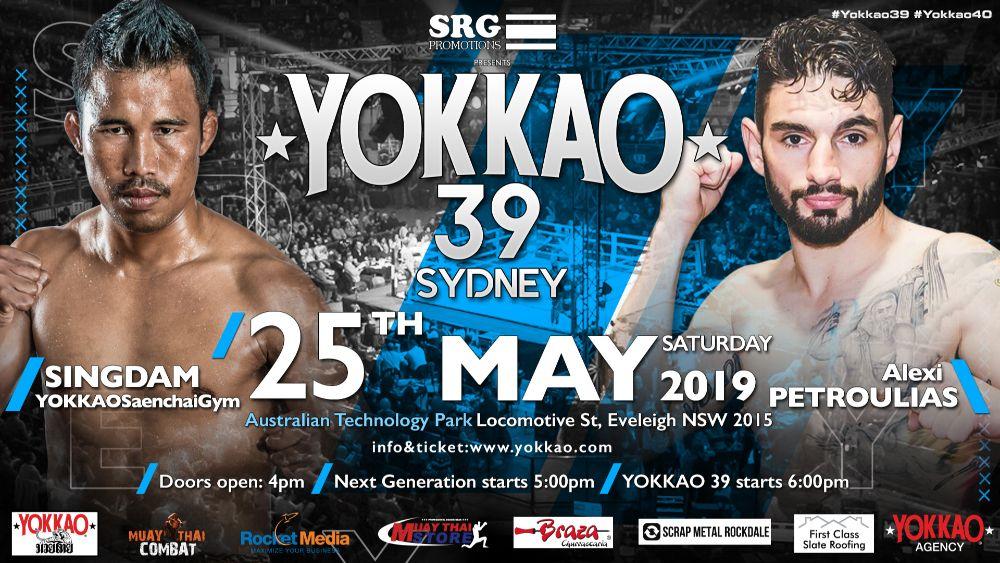 Singdam vs Alexi Petroulias to Headline YOKKAO 39-Yokkao Thailand Store