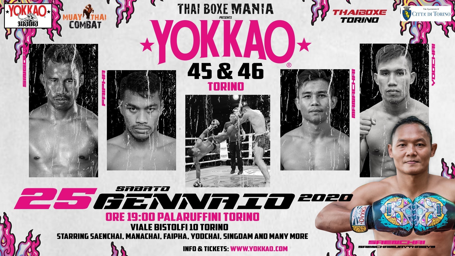 Full Fight Card Announced for YOKKAO 45-46-Yokkao Thailand Store