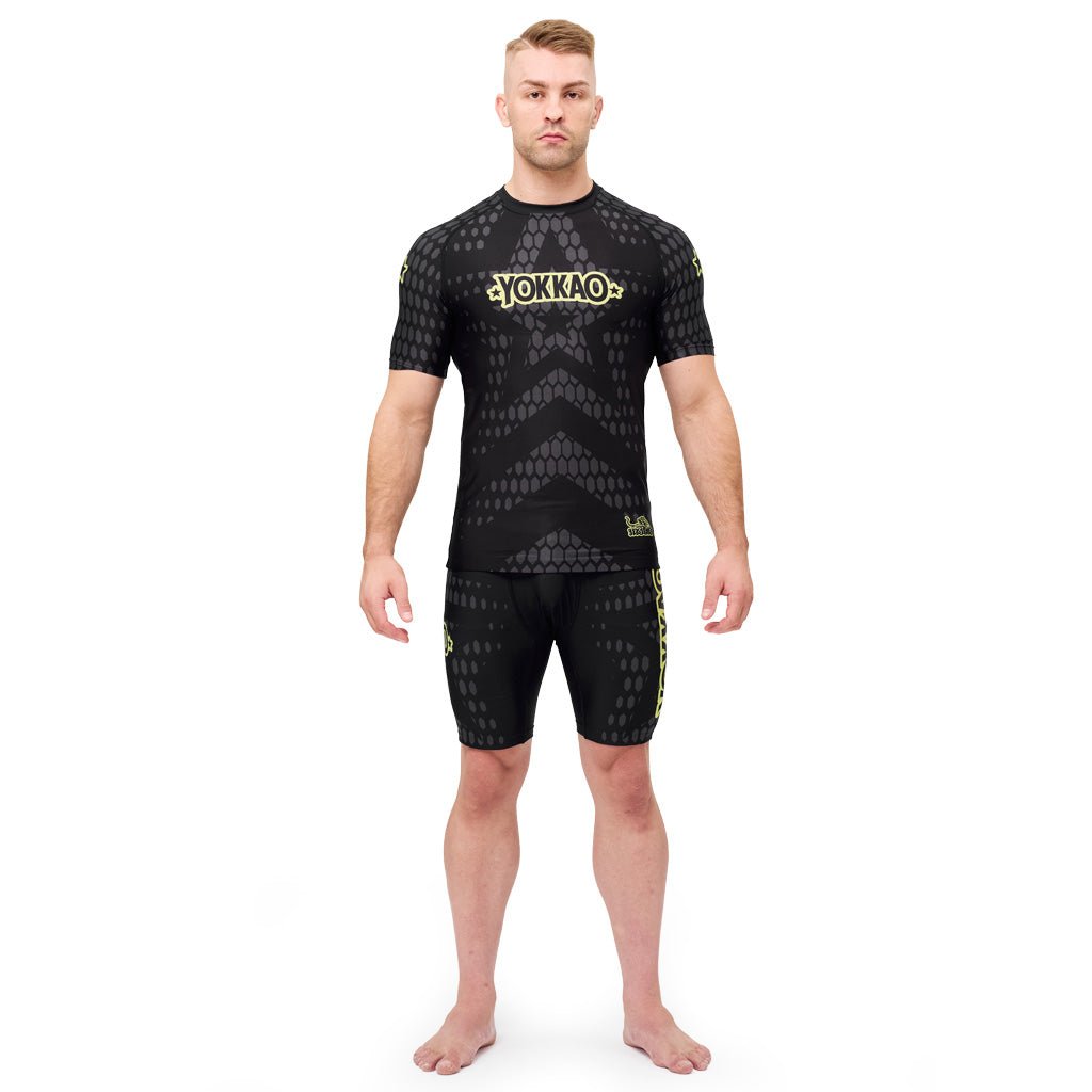 Stargame Compression MMA Shorts-shorts-mma-S-Black-YOKKAO