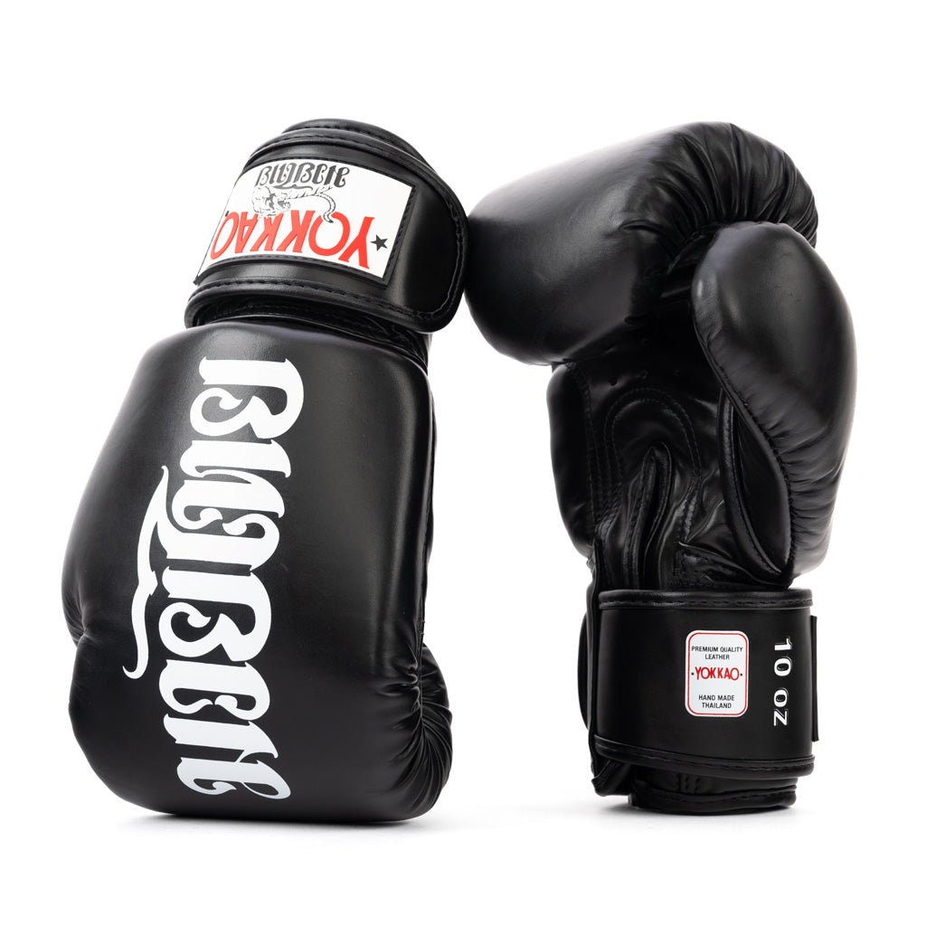 Legacy Boxing Gloves-gloves-d-8oz-Black-YOKKAO