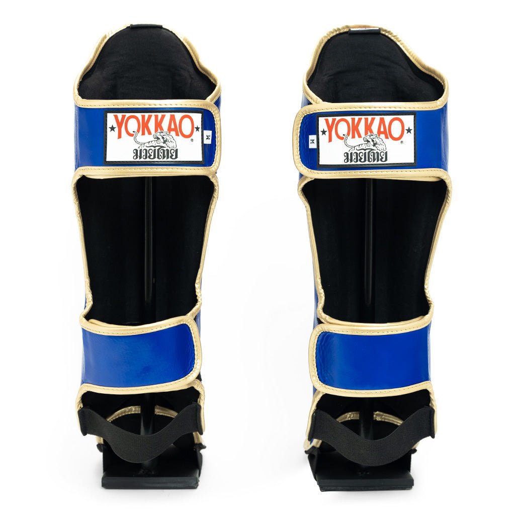 Original Shin Guards Gold-shin-m-S-Electric Blue-YOKKAO