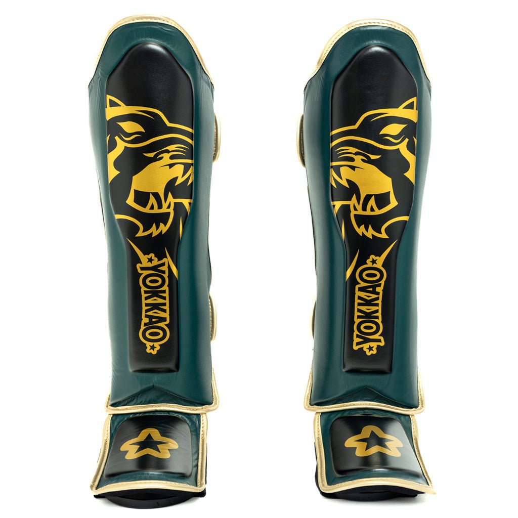 Original Shin Guards Gold-shin-m-S-Forest Green-YOKKAO