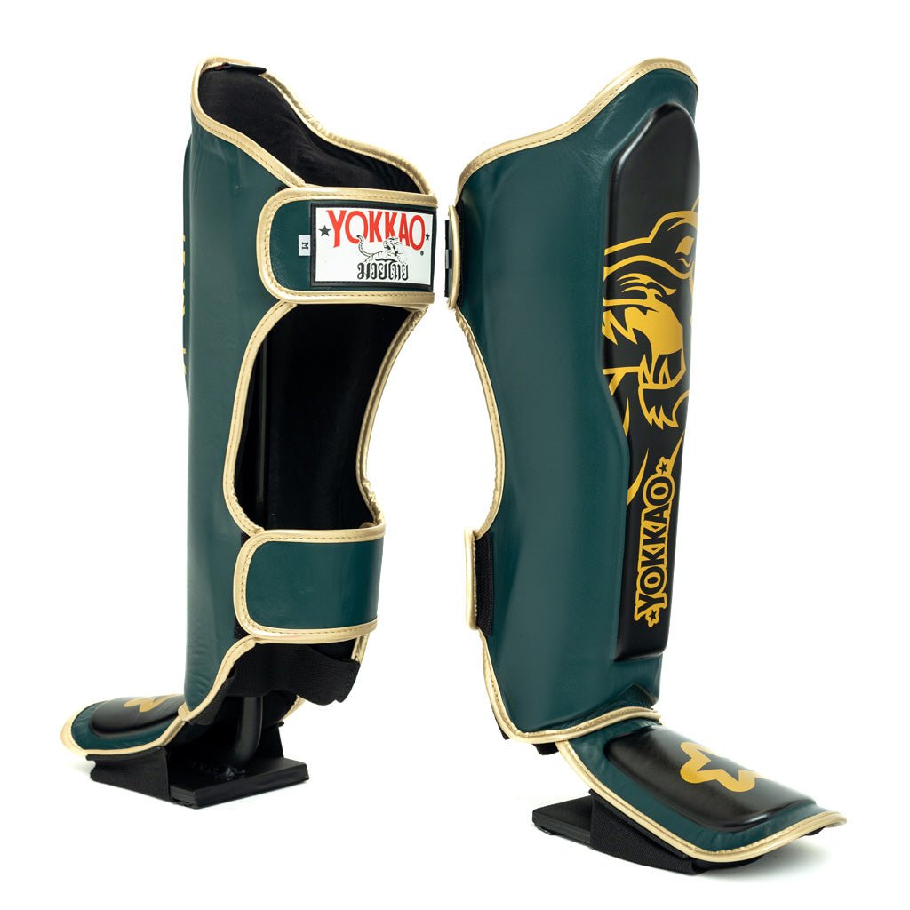 Original Shin Guards Gold-shin-m-S-Electric Blue-YOKKAO