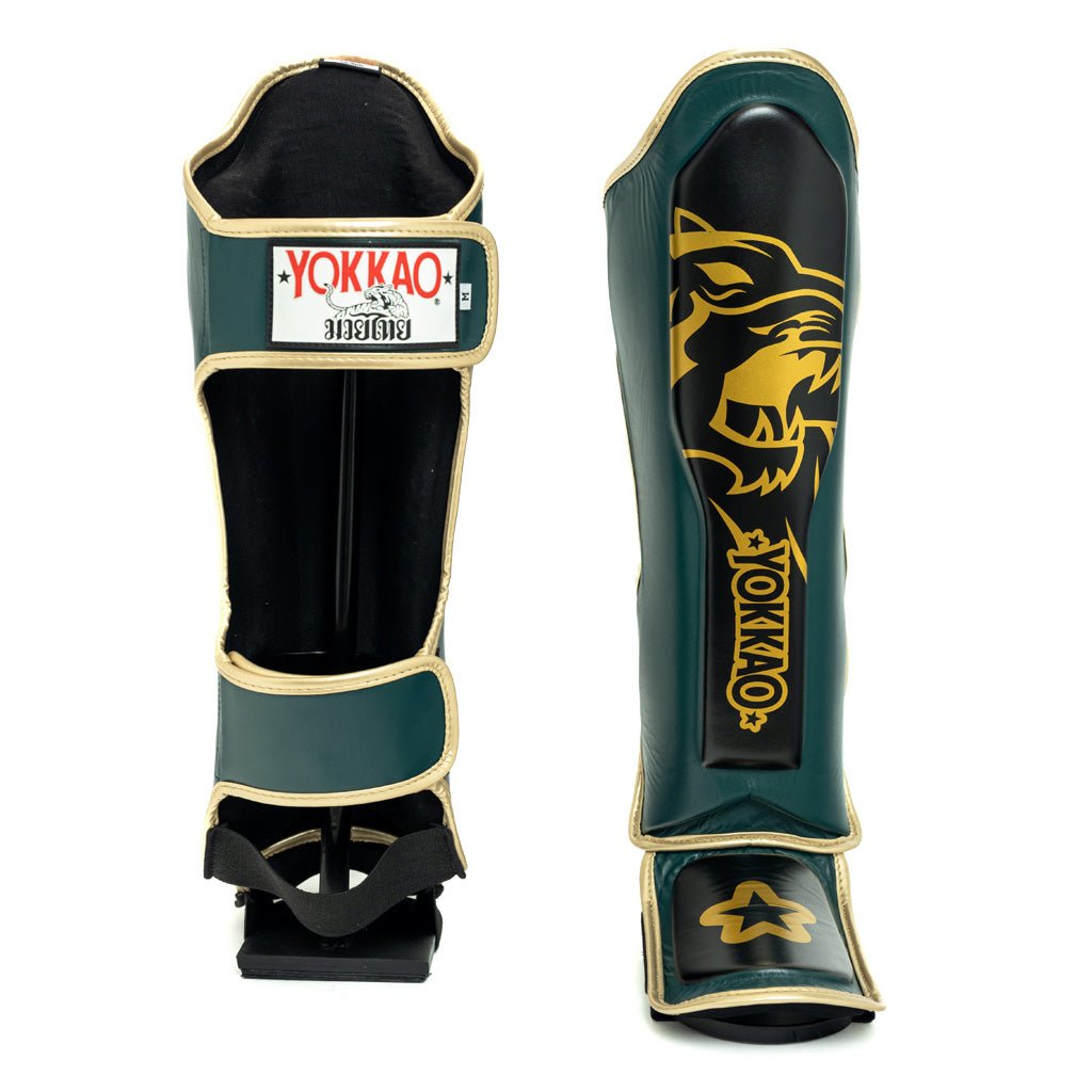 Original Shin Guards Gold-shin-m-S-Electric Blue-YOKKAO