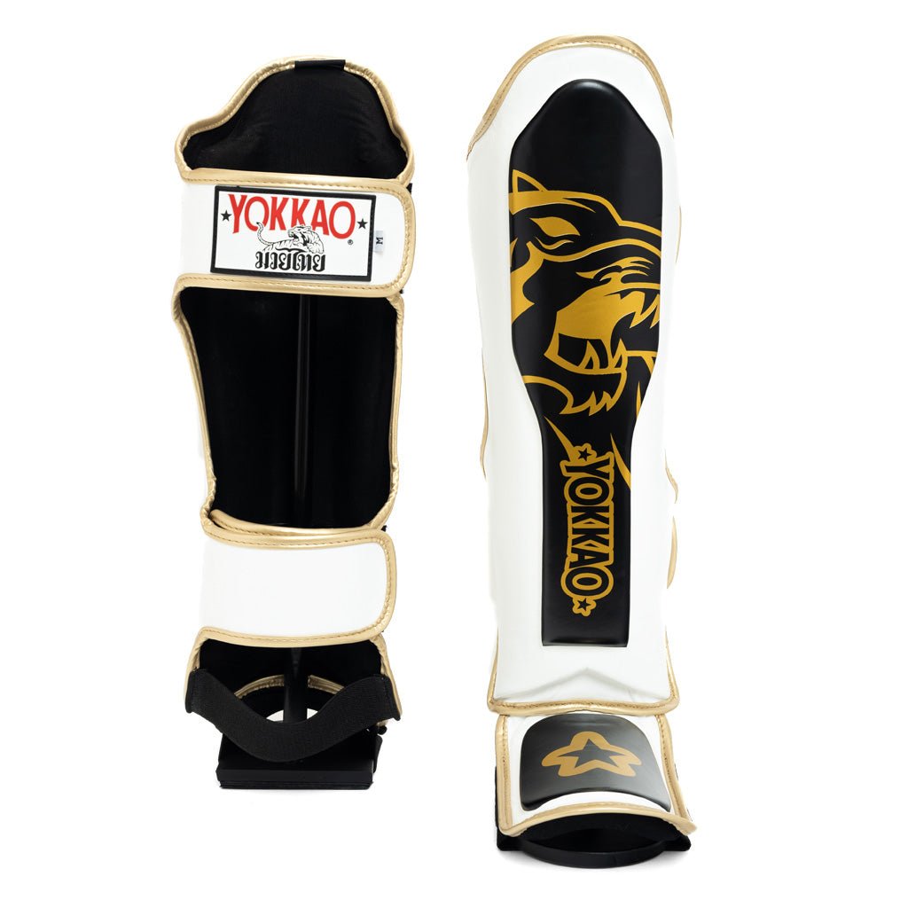 Original Shin Guards Gold-shin-m-S-Electric Blue-YOKKAO
