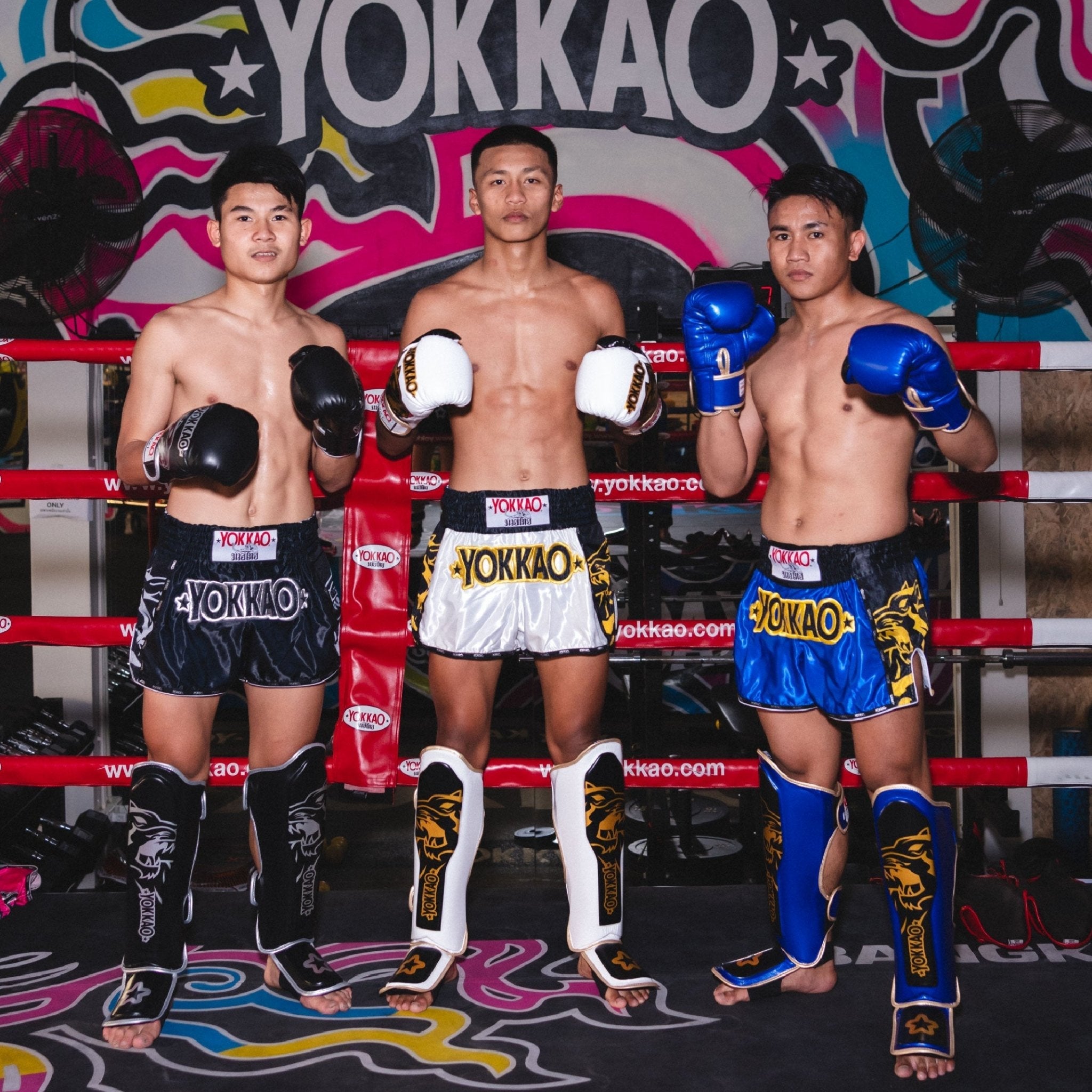 Original Muay Thai Shorts Silver-shorts-carbonfit-new-XS-Black-YOKKAO