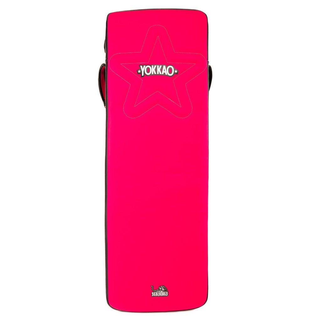 Quad Low Kick Pad-quad-low-kick-yokkao-dollar-Fuchsia/Black-YOKKAO