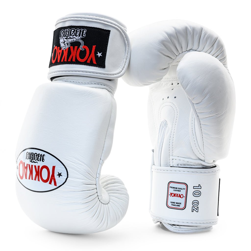Matrix White Boxing Gloves - YOKKAO