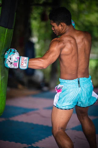 Punches Training Action Shot