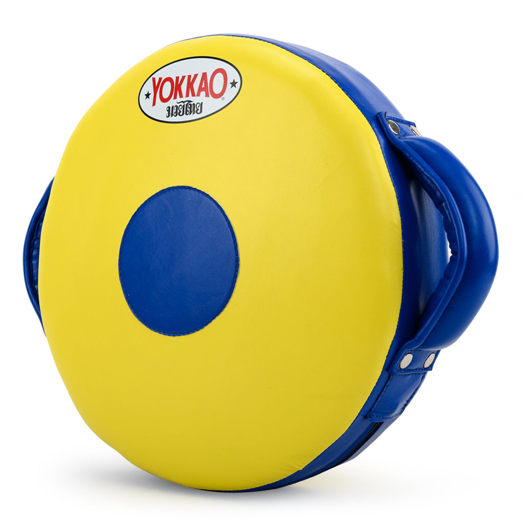 Round Punching Pad Yellow/Blue
