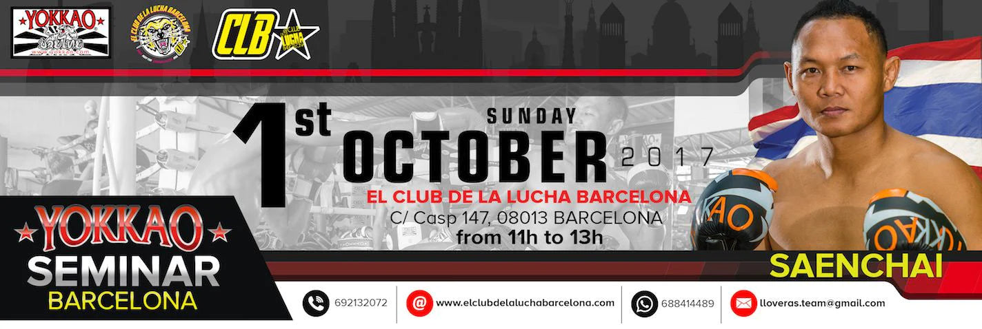 Saenchai Barcelona Seminar