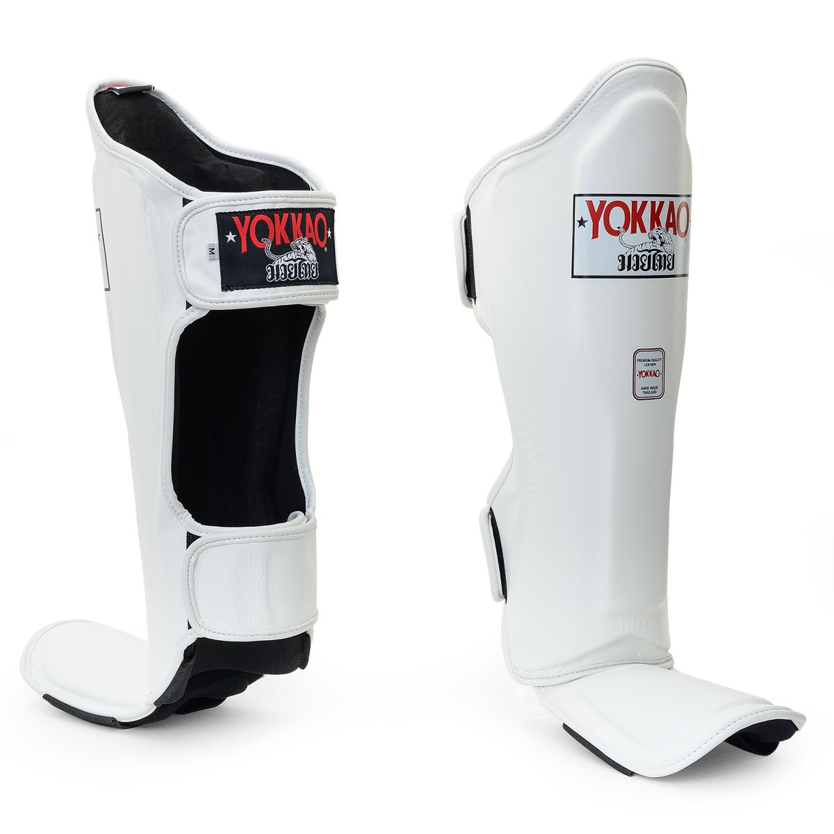 Matrix White Shin Guards-shin-m-XXS-White-YOKKAO