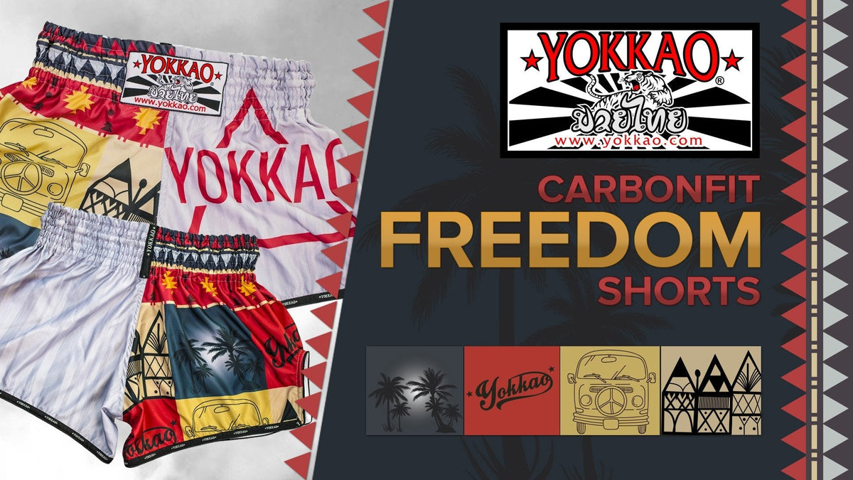 Presenting The All-New YOKKAO Freedom CarbonFit Muay Thai Shorts!-Yokkao Thailand Store