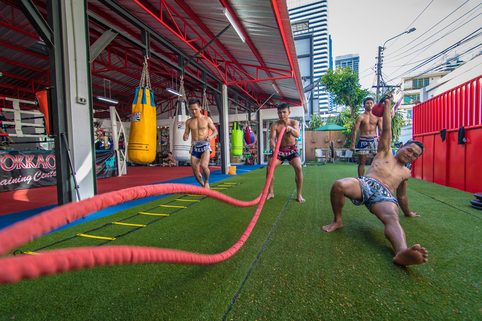 Modern Warrior Conditioning with the YOKKAO Fight Team!