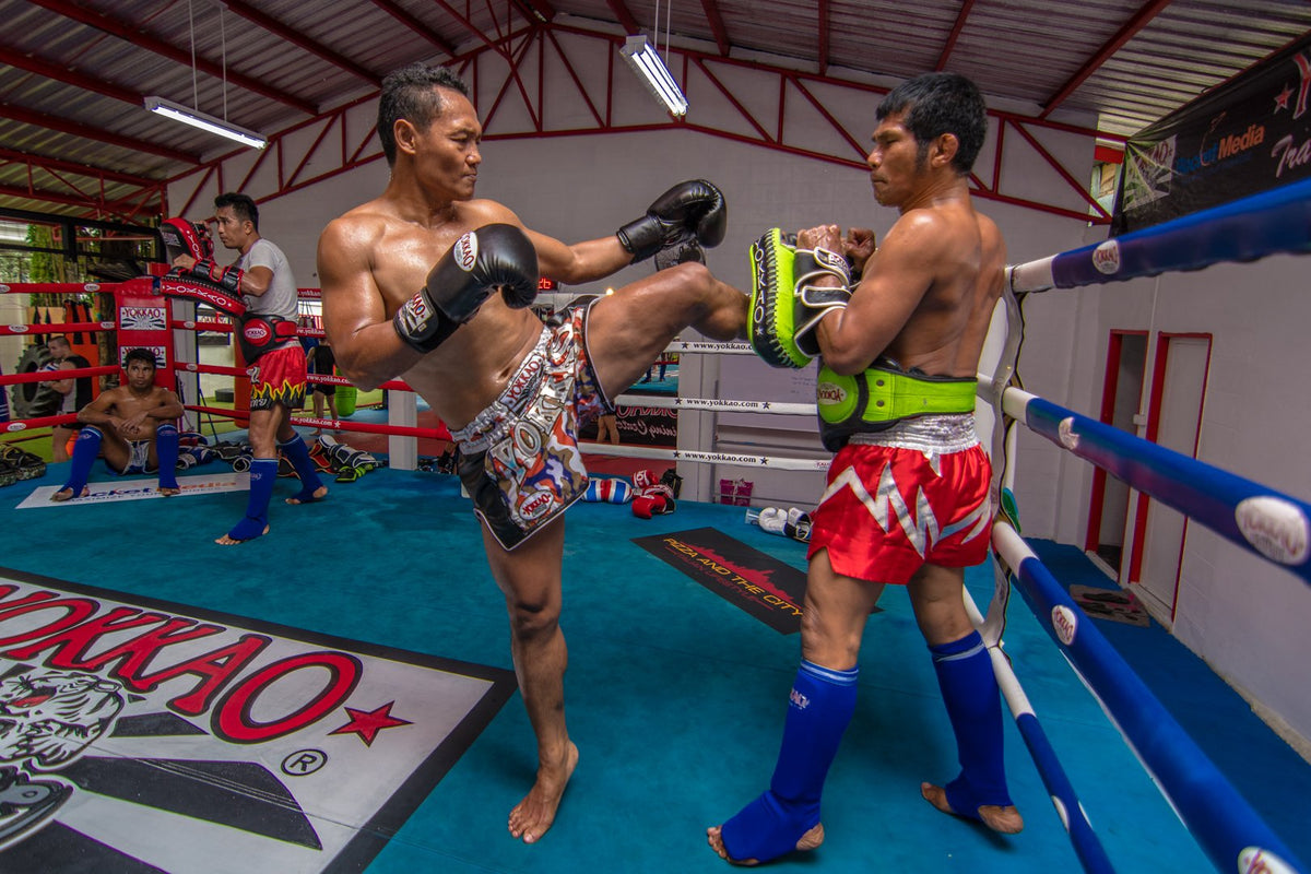 Factory to Ring: Saenchai Reppin’ the Latest YOKKAO Shorts!-Yokkao Thailand Store