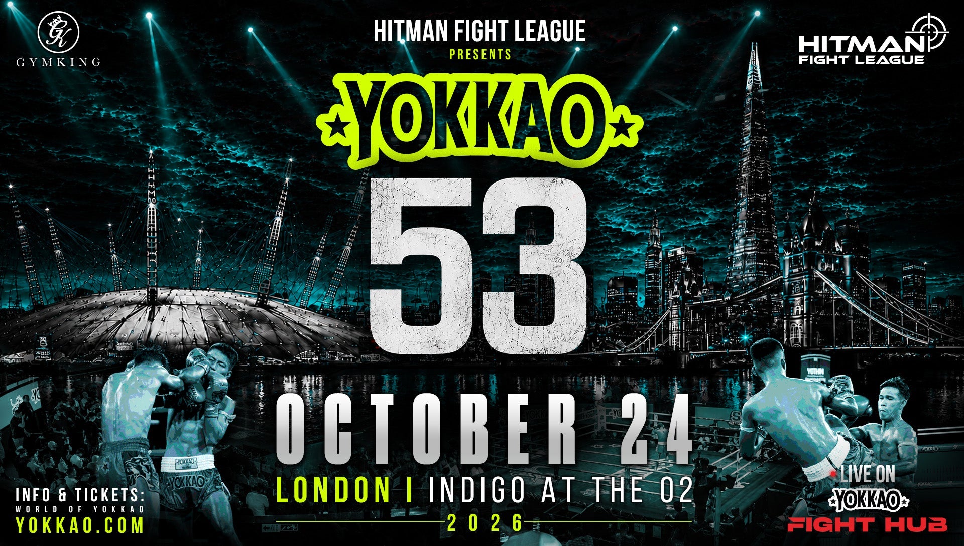 YOKKAO 53 Lands in London as Partnership with Hitman Fight League Expands Across the UK