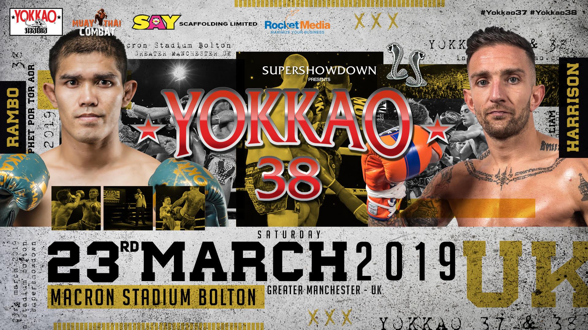 Liam Harrison vs Rambo Back On For YOKKAO 38!-Yokkao Thailand Store