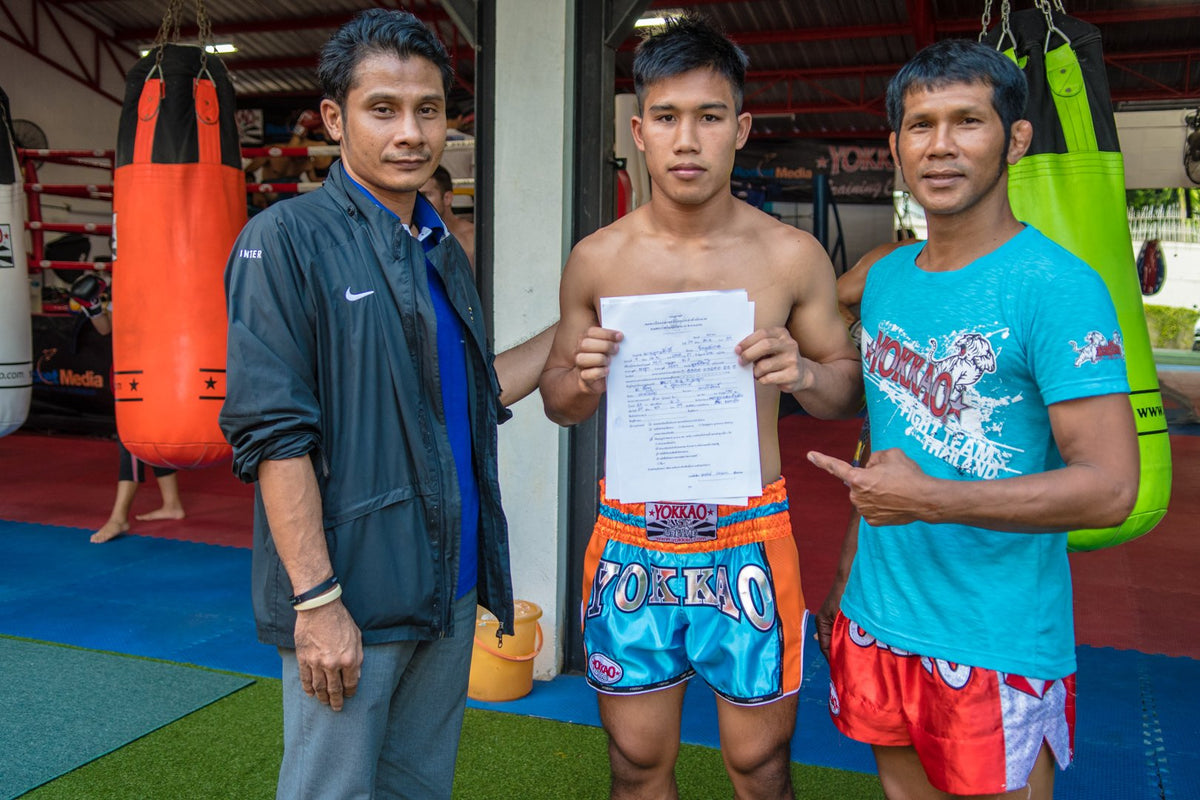 YOKKAO acquires talented fighter Yodchai from Muay Thai Camp in Sing Buri!-Yokkao Thailand Store