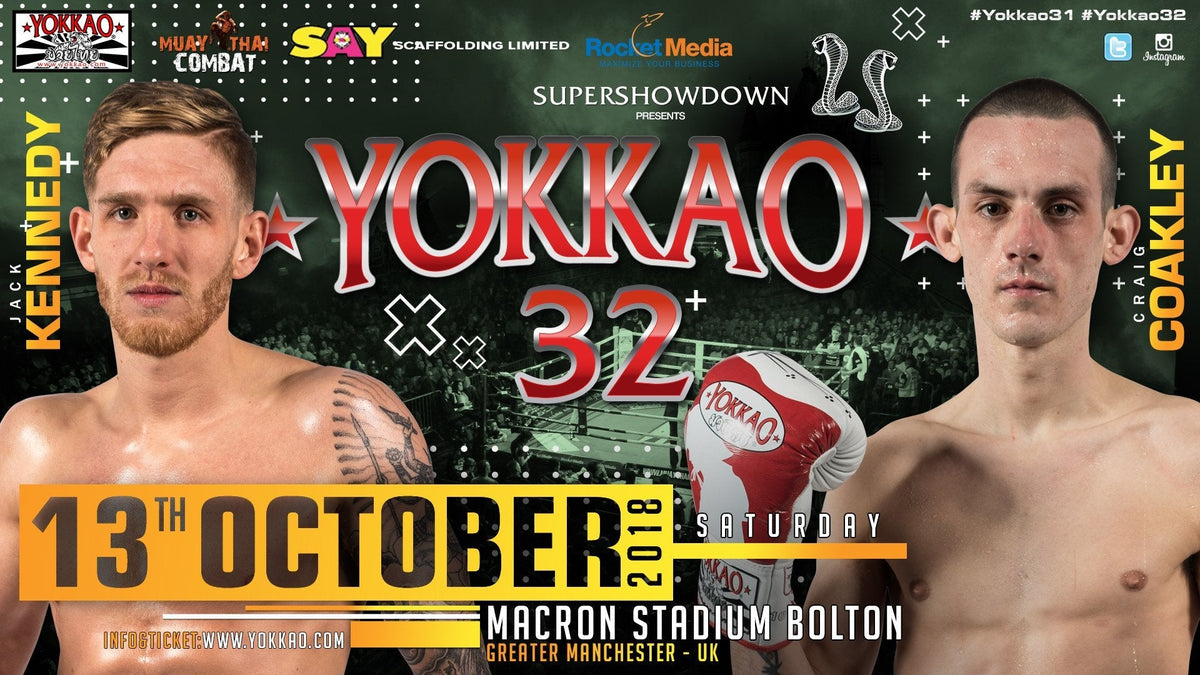 YOKKAO 32: Jack Kennedy vs Craig Coakley!-Yokkao Thailand Store