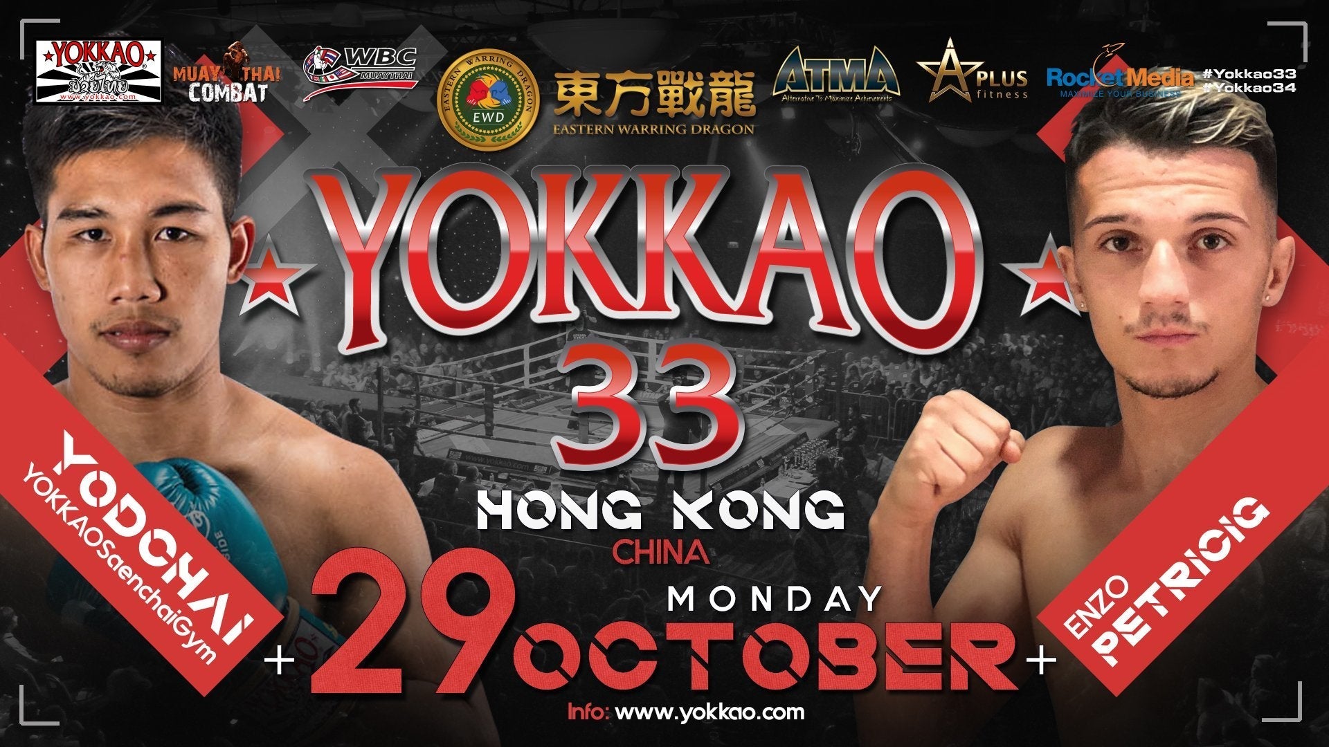 YOKKAO 33: Yodchai vs Enzo Petricig-Yokkao Thailand Store