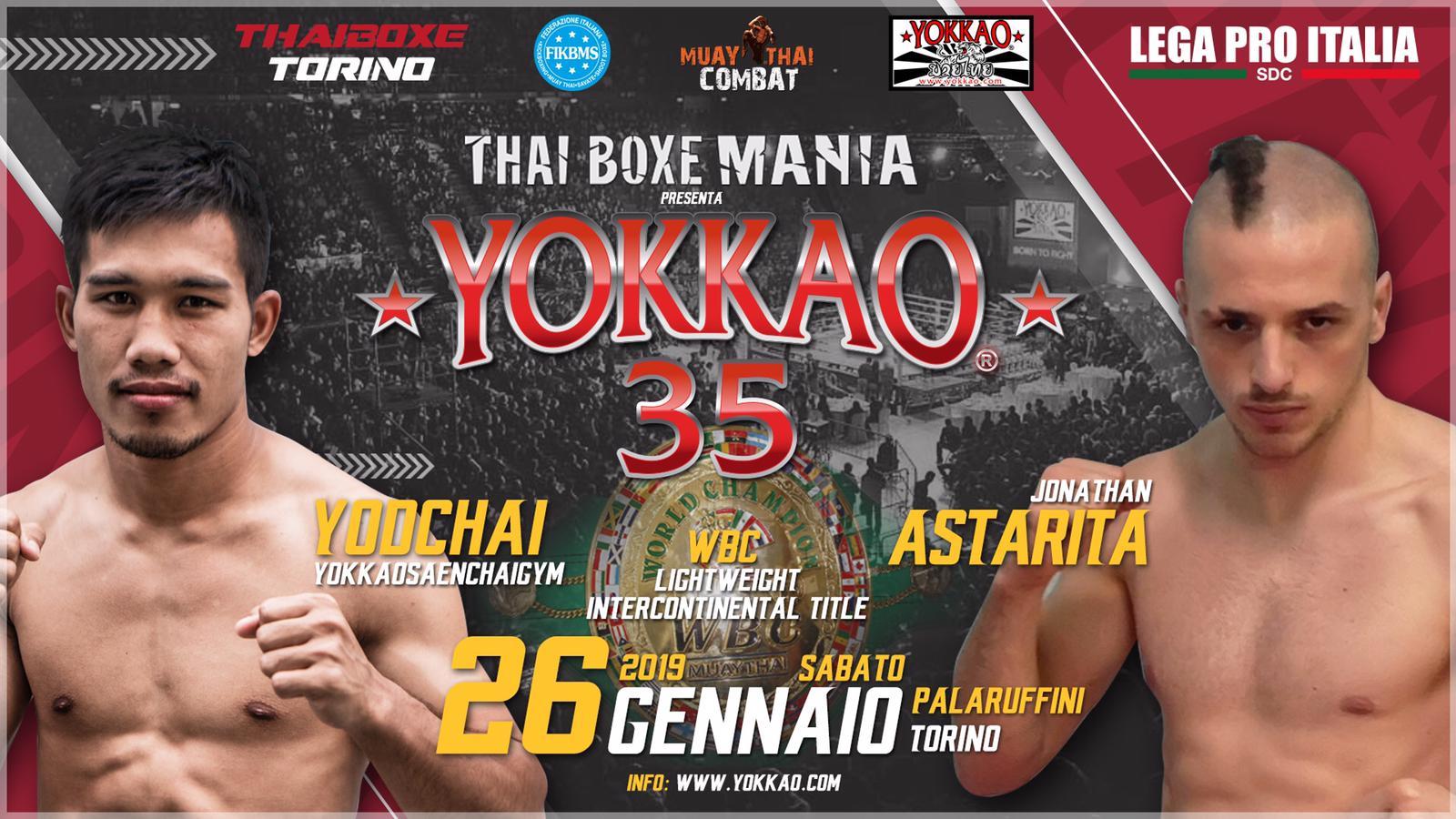 YOKKAO 35: Yodchai Gets WBC Title Shot Against Astarita!-Yokkao Thailand Store