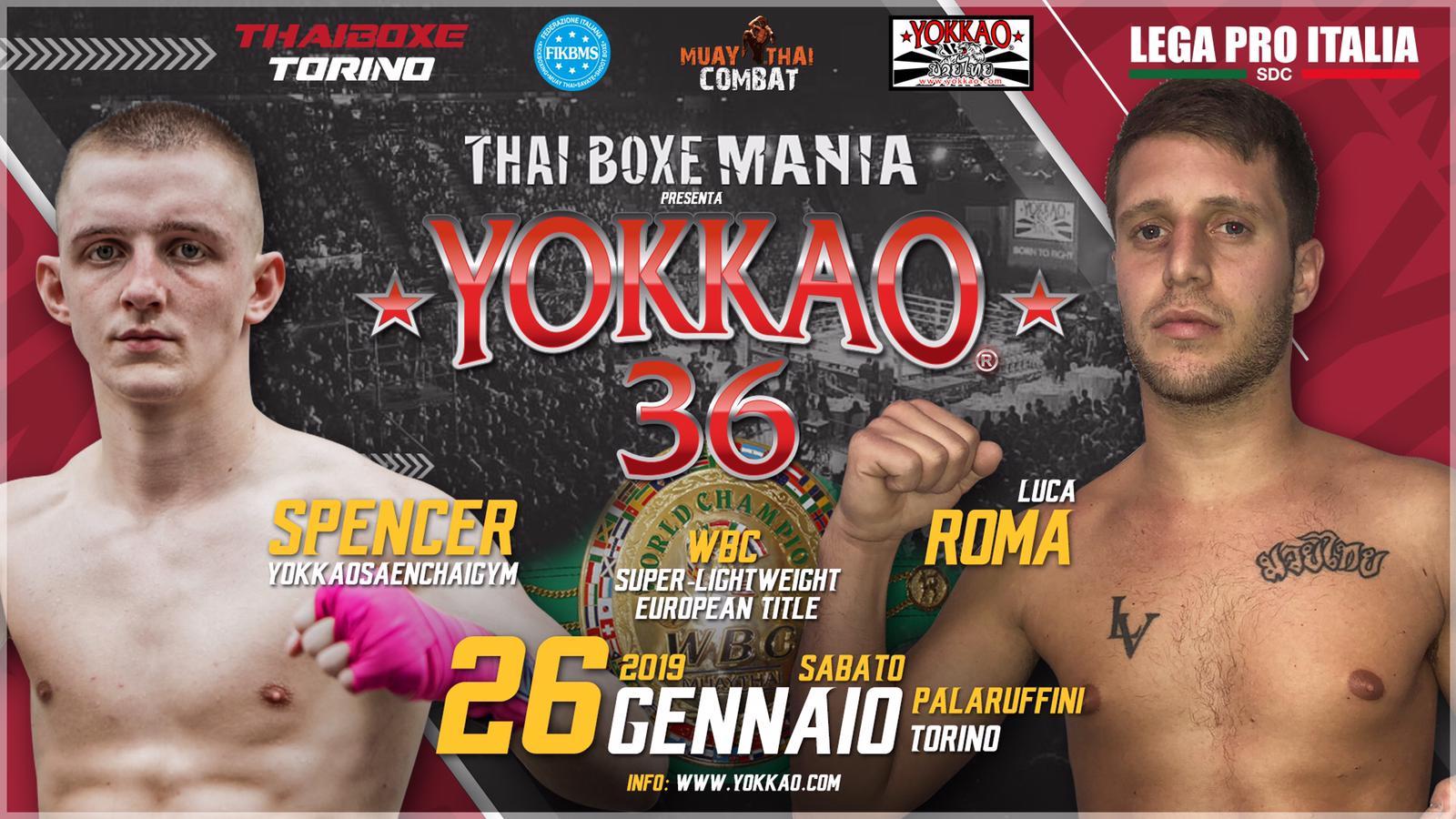 YOKKAO 36: Spencer Brown Fights for WBC European Title!-Yokkao Thailand Store
