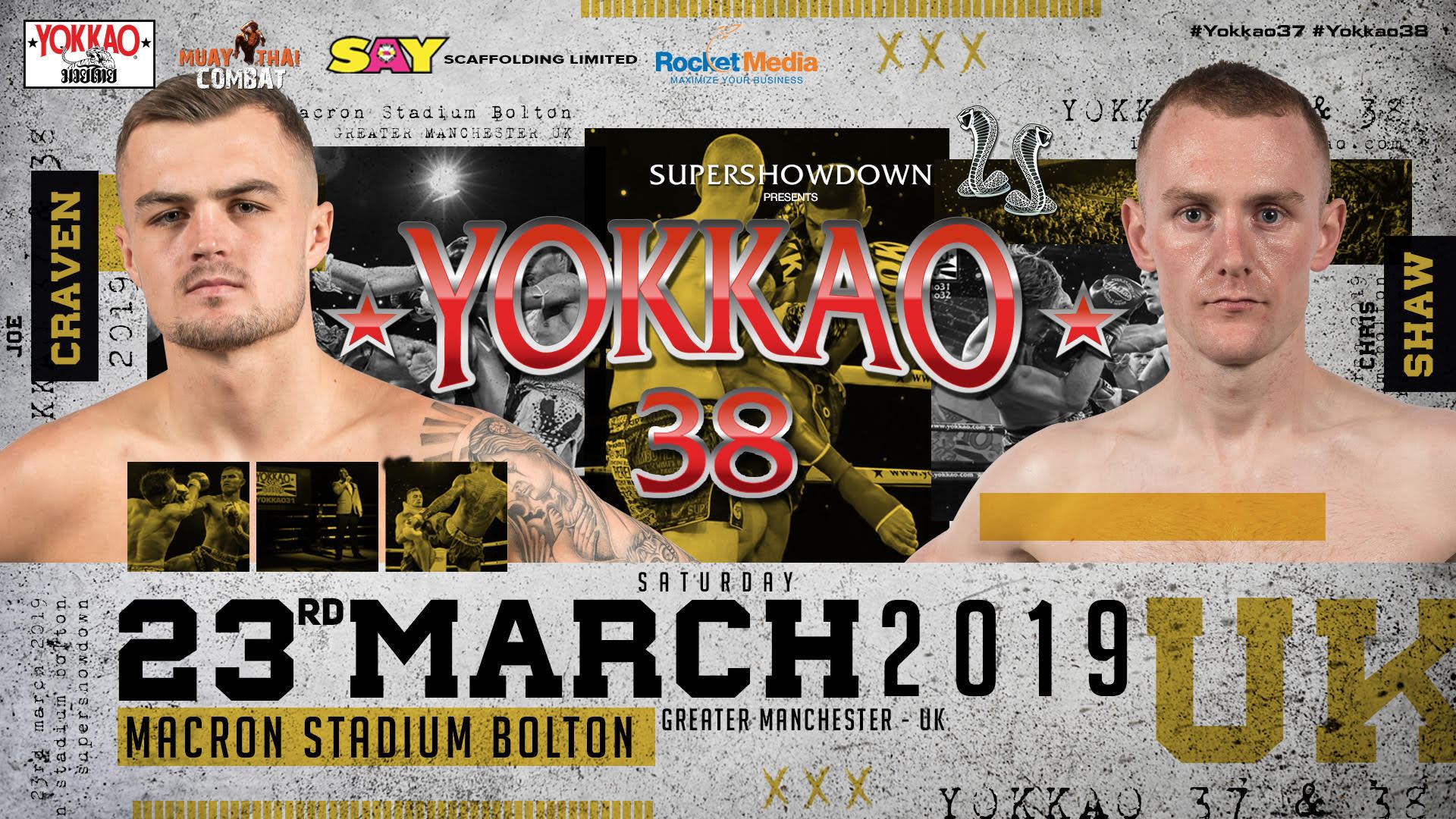 YOKKAO 38: Joe Craven vs Chris Shaw-Yokkao Thailand Store