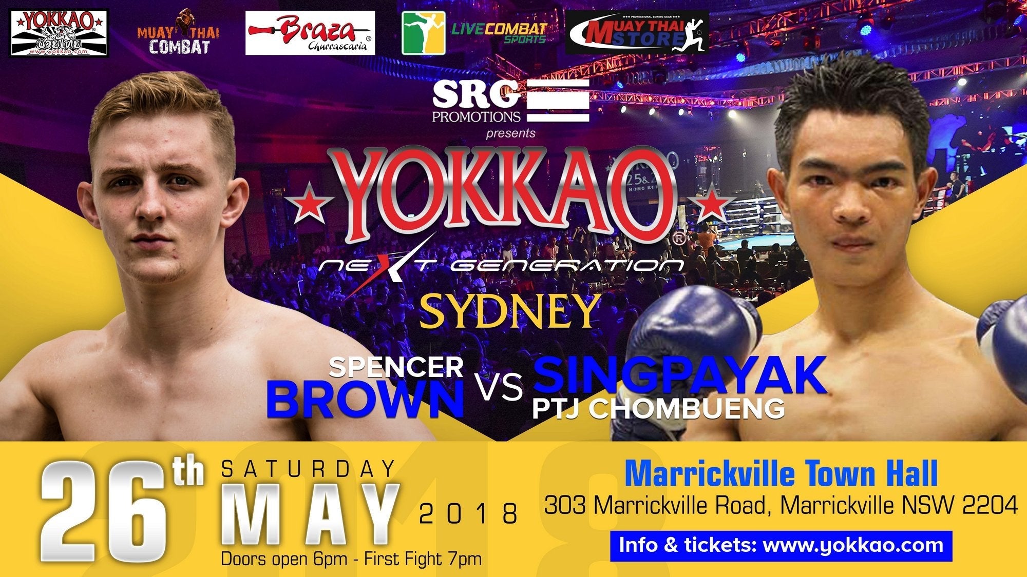 Spencer Brown Headlines YOKKAO Next Generation Sydney!