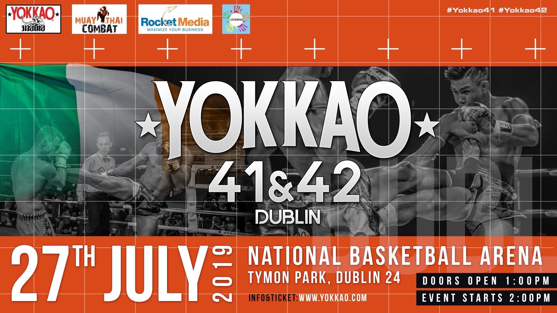 Dublin, Ireland set to host YOKKAO 41 - 42!-Yokkao Thailand Store