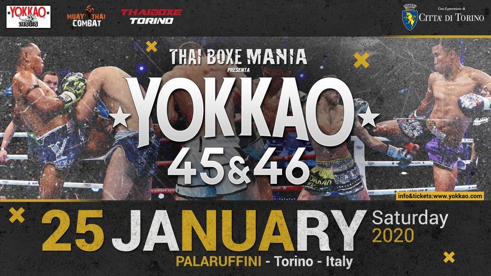 YOKKAO 45 - 46 Returns to Turin on 25 Jan 2020!-Yokkao Thailand Store