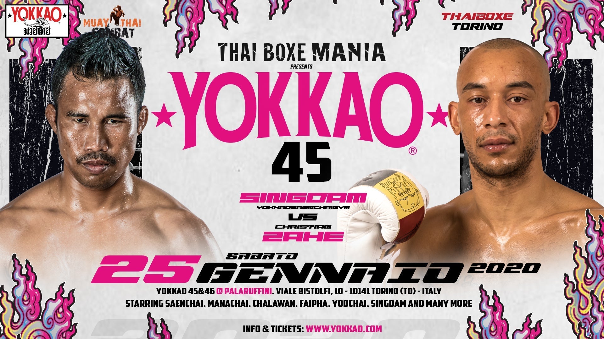 YOKKAO 45: SINGDAM VS CHRISTIAN ZAHE-Yokkao Thailand Store