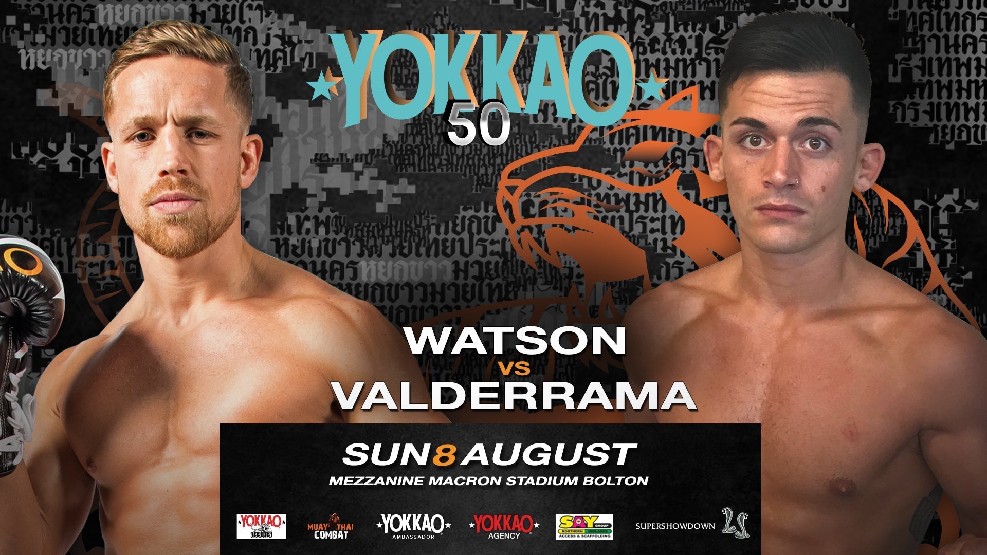 YOKKAO 50 Main Event: Jordan Watson vs Fran Valderrama-Yokkao Thailand Store