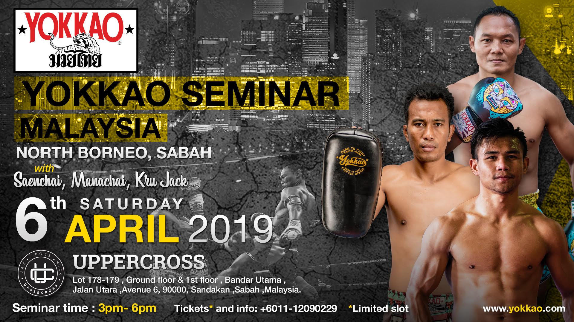 Sabah to Host YOKKAO Seminar with Saenchai & Manachai-Yokkao Thailand Store
