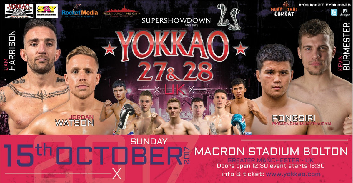 Full Fight Card for YOKKAO 27 - 28!-Yokkao Thailand Store
