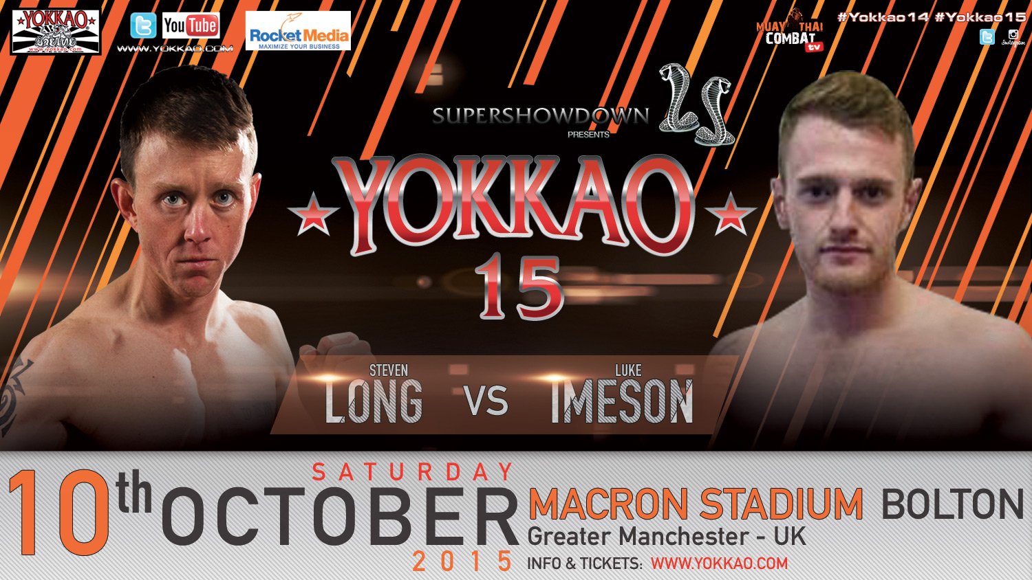 YOKKAO 15 Double Interview: Steven Long vs Luke Imeson!