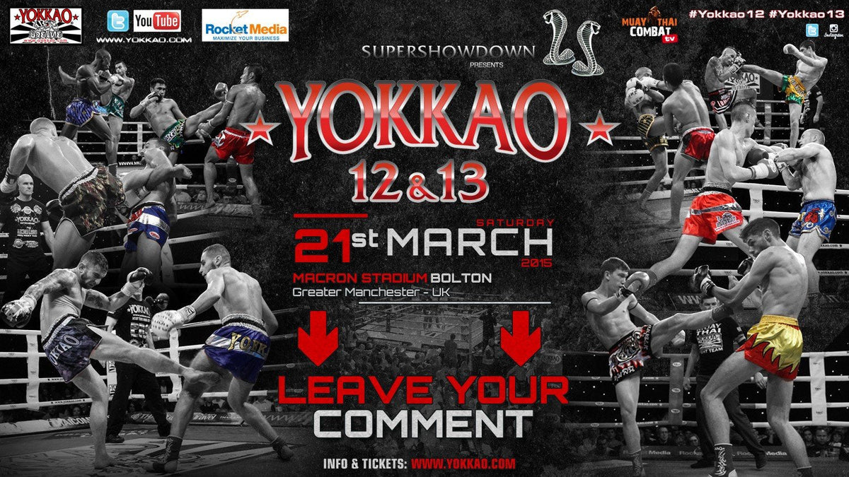 Guess who will be YOKKAO 12 - YOKKAO 13's main events and Win Yokkao!-Yokkao Thailand Store